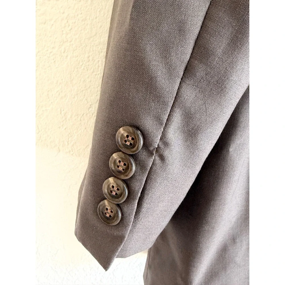 Polo University Club Ralph Lauren Mens Wool Blazer Brown Grey Sport Coat USA